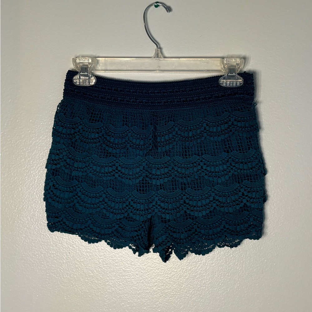 Rue21 Blue Lace Shorts